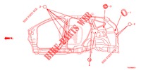 GROMMET (LATERAL) for Honda CR-V DIESEL 1.6 ELEGANCE NAVI 5 Doors 6 speed manual 2018
