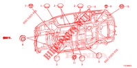 GROMMET (INFERIEUR) for Honda CR-V DIESEL 1.6 ELEGANCE 5 Doors 9 speed automatic 2018