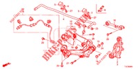 REAR LOWER ARM/RADIUS ROD  for Honda CR-V DIESEL 1.6 ELEGANCE 5 Doors 9 speed automatic 2018