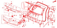 TAILGATE PANEL (2D)  for Honda CR-V DIESEL 1.6 EXECUTIVE NAVI PLUS 5 Doors 9 speed automatic 2018