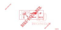 KEY CYLINDER SET (INTELLIGENT) (LH) for Honda CR-V DIESEL 2.2 EXCLUSIVE 5 Doors 6 speed manual 2013