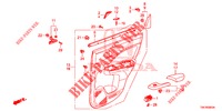 REAR DOOR LINING (4D)  for Honda CR-V DIESEL 2.2 EXCLUSIVE 5 Doors 6 speed manual 2013