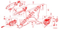 REAR DOOR LOCKS/OUTER HAN DLE  for Honda CR-V DIESEL 2.2 EXCLUSIVE 5 Doors 6 speed manual 2013
