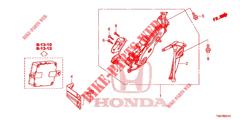 POWER TAILGATE MOTOR  for Honda CR-V DIESEL 2.2 EXCLUSIVE 5 Doors 6 speed manual 2013