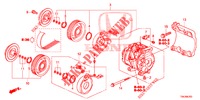 AIR CONDITIONER (COMPRESSEUR) (4) for Honda CR-V DIESEL 2.2 COMFORT 5 Doors 6 speed manual 2013