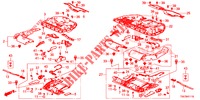REAR SEAT COMPONENTS (2) for Honda CR-V DIESEL 2.2 COMFORT 5 Doors 6 speed manual 2013