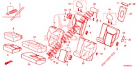 REAR SEAT/SEATBELT (2D)  for Honda CR-V DIESEL 2.2 COMFORT 5 Doors 6 speed manual 2013