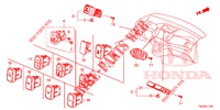 SWITCH (LH) for Honda CR-V DIESEL 2.2 COMFORT 5 Doors 6 speed manual 2013