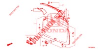 TAILGATE LINING/ REAR PANEL LINING (2D)  for Honda CR-V DIESEL 2.2 COMFORT 5 Doors 6 speed manual 2013