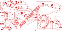 BRAKE MASTER CYLINDER/MAS TER POWER (LH) (1) for Honda CR-V DIESEL 2.2 COMFORT 5 Doors 5 speed automatic 2013