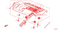 ENGINE COVER (DIESEL) (2.2L) for Honda CR-V DIESEL 2.2 COMFORT 5 Doors 5 speed automatic 2013