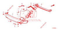 REAR BUMPER  for Honda CR-V DIESEL 2.2 COMFORT 5 Doors 5 speed automatic 2013