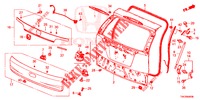 TAILGATE PANEL (2D)  for Honda CR-V DIESEL 2.2 COMFORT 5 Doors 5 speed automatic 2013
