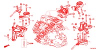 ENGINE MOUNTS (DIESEL) (2.2L) (MT) for Honda CR-V DIESEL 2.2 DIESEL ELEGANCE L 5 Doors 6 speed manual 2013