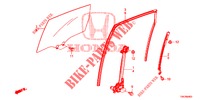 REAR DOOR WINDOWS/REGULAT OR  for Honda CR-V DIESEL 2.2 DIESEL ELEGANCE L 5 Doors 6 speed manual 2013