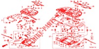 REAR SEAT COMPONENTS (2) for Honda CR-V DIESEL 2.2 DIESEL ELEGANCE L 5 Doors 6 speed manual 2013