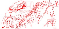 SIDE SILL GARNISH/PROTECT OR  for Honda CR-V DIESEL 2.2 DIESEL ELEGANCE L 5 Doors 6 speed manual 2013