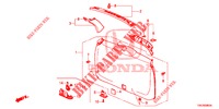 TAILGATE LINING/ REAR PANEL LINING (2D)  for Honda CR-V DIESEL 2.2 DIESEL ELEGANCE L 5 Doors 6 speed manual 2013
