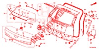 TAILGATE PANEL (2D)  for Honda CR-V DIESEL 2.2 DIESEL ELEGANCE L 5 Doors 6 speed manual 2013