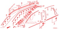 FRONT GRILLE/MOLDING  for Honda CR-V DIESEL 2.2 DIESEL ELEGANCE L 5 Doors 5 speed automatic 2013