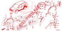 SIDE SILL GARNISH/PROTECT OR  for Honda CR-V DIESEL 2.2 DIESEL ELEGANCE L 5 Doors 5 speed automatic 2013