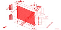 AIR CONDITIONER (CONDENSATEUR) (1) for Honda CR-V DIESEL 2.2 ELEGANCE 5 Doors 6 speed manual 2013