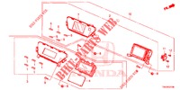 CENTER DISPLAY (LH) for Honda CR-V DIESEL 2.2 ELEGANCE 5 Doors 6 speed manual 2013