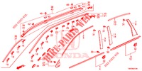 FRONT GRILLE/MOLDING  for Honda CR-V DIESEL 2.2 ELEGANCE 5 Doors 6 speed manual 2013