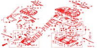 REAR SEAT COMPONENTS (2) for Honda CR-V DIESEL 2.2 ELEGANCE 5 Doors 6 speed manual 2013