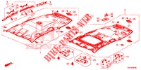 ROOF LINING (1) for Honda CR-V DIESEL 2.2 ELEGANCE 5 Doors 6 speed manual 2013