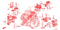 ENGINE MOUNTS (DIESEL) (2.2L) (AT) for Honda CR-V DIESEL 2.2 ELEGANCE 5 Doors 5 speed automatic 2013