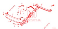 REAR BUMPER  for Honda CR-V DIESEL 2.2 ELEGANCE 5 Doors 5 speed automatic 2013