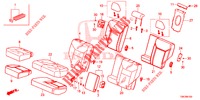 REAR SEAT/SEATBELT (2D)  for Honda CR-V DIESEL 2.2 ELEGANCE 5 Doors 5 speed automatic 2013
