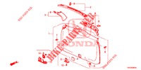 TAILGATE LINING/ REAR PANEL LINING (2D)  for Honda CR-V DIESEL 2.2 ELEGANCE 5 Doors 5 speed automatic 2013