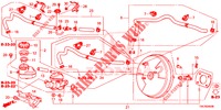 BRAKE MASTER CYLINDER/MAS TER POWER (LH) (1) for Honda CR-V DIESEL 2.2 EXECUTIVE NAVI 5 Doors 6 speed manual 2013