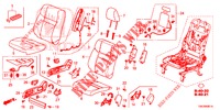 FRONT SEAT/SEATBELTS (D.) for Honda CR-V DIESEL 2.2 EXECUTIVE NAVI 5 Doors 6 speed manual 2013