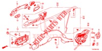 REAR DOOR LOCKS/OUTER HAN DLE  for Honda CR-V DIESEL 2.2 EXECUTIVE NAVI 5 Doors 6 speed manual 2013