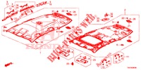 ROOF LINING (1) for Honda CR-V DIESEL 2.2 EXECUTIVE NAVI 5 Doors 6 speed manual 2013