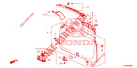 TAILGATE LINING/ REAR PANEL LINING (2D)  for Honda CR-V DIESEL 2.2 EXECUTIVE NAVI 5 Doors 6 speed manual 2013