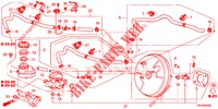 BRAKE MASTER CYLINDER/MAS TER POWER (LH) (1) for Honda CR-V DIESEL 2.2 EXECUTIVE NAVI 5 Doors 5 speed automatic 2013