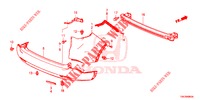 REAR BUMPER  for Honda CR-V DIESEL 2.2 EXECUTIVE NAVI 5 Doors 5 speed automatic 2013