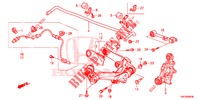 REAR LOWER ARM/RADIUS ROD  for Honda CR-V DIESEL 2.2 EXECUTIVE NAVI 5 Doors 5 speed automatic 2013