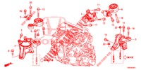 ENGINE MOUNTS (DIESEL) (1) for Honda CR-V DIESEL 1.6 COMFORT 5 Doors 6 speed manual 2016