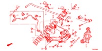 REAR LOWER ARM/RADIUS ROD  for Honda CR-V DIESEL 1.6 COMFORT 5 Doors 6 speed manual 2016