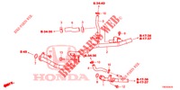WATER HOSE/HEATER DUCT (DIESEL) (1) for Honda CR-V DIESEL 1.6 COMFORT 5 Doors 6 speed manual 2016