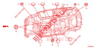GROMMET (INFERIEUR) for Honda CR-V DIESEL 1.6 COMFORT 5 Doors 9 speed automatic 2016