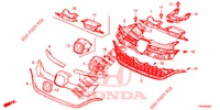 FRONT GRILLE/MOLDING  for Honda CR-V DIESEL 1.6 ELEGANCE 5 Doors 6 speed manual 2016