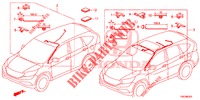 WIRE HARNESS (LH) (4) for Honda CR-V DIESEL 1.6 ELEGANCE 5 Doors 6 speed manual 2016