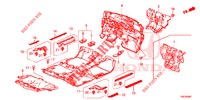 FLOOR MAT/INSULATOR (2) for Honda CR-V DIESEL 1.6 ELEGANCE 5 Doors 9 speed automatic 2016