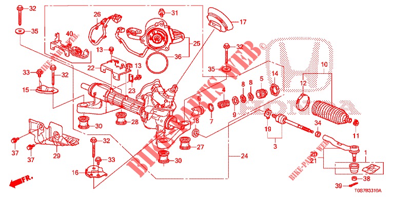 P.S. GEAR BOX (LH) for Honda CR-V DIESEL 1.6 ELEGANCE 5 Doors 9 speed automatic 2016